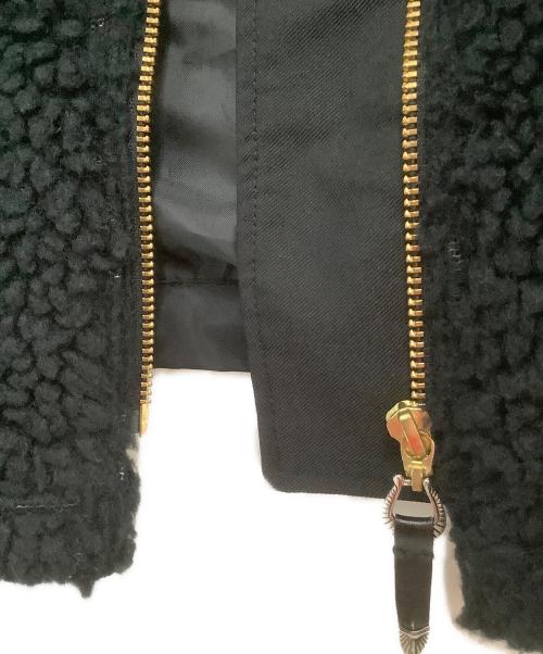 TOGA VIRILIS（トーガ ビリリース）TOGA VIRILIS (トーガ ビリリース) FAKE BOA HOODIE BLOUSON ブラック サイズ:46の古着・服飾アイテム