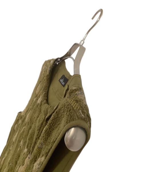 STONE ISLAND（ストーンアイランド）STONE ISLAND (ストーンアイランド) メタルボタンベスト　カモフラージュ　シャドウ カーキ サイズ:Lの古着・服飾アイテム