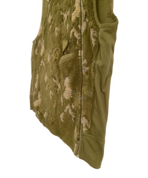 STONE ISLAND（ストーンアイランド）STONE ISLAND (ストーンアイランド) メタルボタンベスト　カモフラージュ　シャドウ カーキ サイズ:Lの古着・服飾アイテム