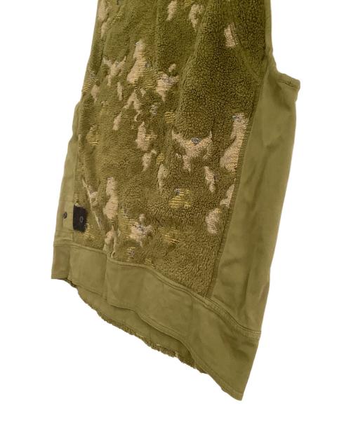 STONE ISLAND（ストーンアイランド）STONE ISLAND (ストーンアイランド) メタルボタンベスト　カモフラージュ　シャドウ カーキ サイズ:Lの古着・服飾アイテム