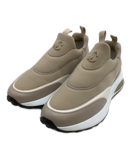 JIMMY CHOO（ジミーチュウ）JIMMY CHOO (ジミーチュウ) スリッポンスニーカー ベージュ サイズ:43の古着・服飾アイテム