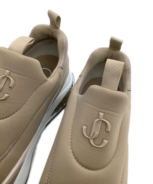 JIMMY CHOO（ジミーチュウ）JIMMY CHOO (ジミーチュウ) スリッポンスニーカー ベージュ サイズ:43の古着・服飾アイテム