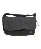 stussy×PORTERステューシー×ポーター）の古着「メッセンジャーバッグ」｜ブラック