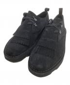 CLARKS ORIGINALS×Engineered Garmentsクラークス オリジナルズ×エンジニアドガーメンツ）の古着「スエードローカットデザートブーツ Desert Khan EG」｜ブラック