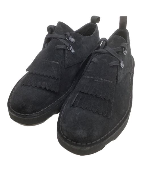 CLARKS ORIGINALS（クラークス オリジナルズ）CLARKS ORIGINALS (クラークス オリジナルズ) Engineered Garments (エンジニアドガーメンツ) スエードローカットデザートブーツ Desert Khan EG ブラック サイズ:EU41の古着・服飾アイテム