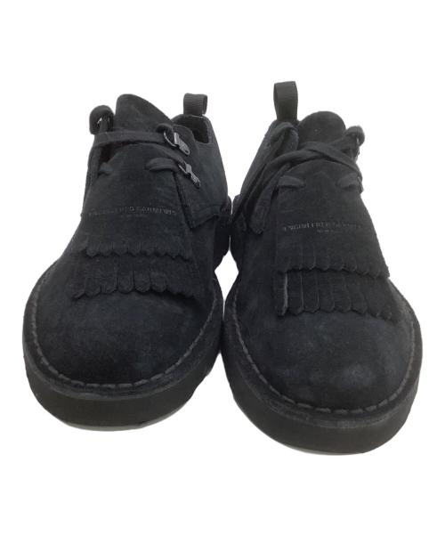 CLARKS ORIGINALS（クラークス オリジナルズ）CLARKS ORIGINALS (クラークス オリジナルズ) Engineered Garments (エンジニアドガーメンツ) スエードローカットデザートブーツ Desert Khan EG ブラック サイズ:EU41の古着・服飾アイテム