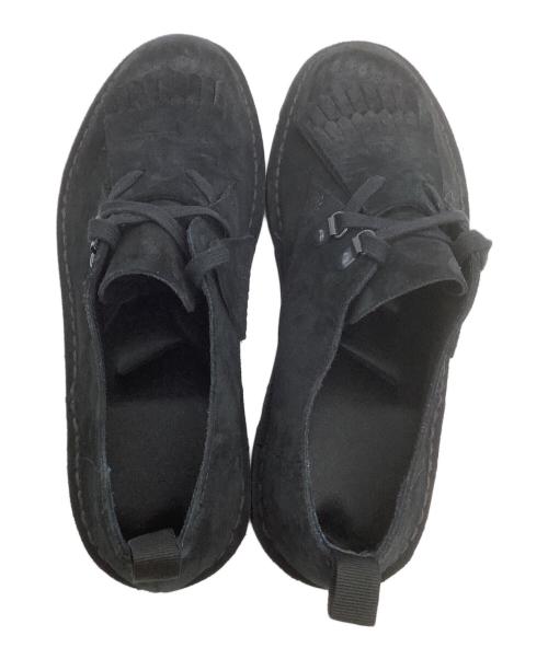 CLARKS ORIGINALS（クラークス オリジナルズ）CLARKS ORIGINALS (クラークス オリジナルズ) Engineered Garments (エンジニアドガーメンツ) スエードローカットデザートブーツ Desert Khan EG ブラック サイズ:EU41の古着・服飾アイテム