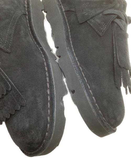 CLARKS ORIGINALS（クラークス オリジナルズ）CLARKS ORIGINALS (クラークス オリジナルズ) Engineered Garments (エンジニアドガーメンツ) スエードローカットデザートブーツ Desert Khan EG ブラック サイズ:EU41の古着・服飾アイテム