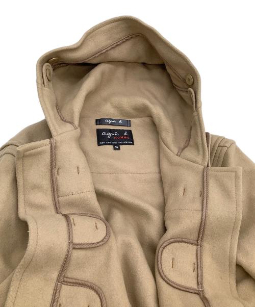agnes b homme（アニエスベーオム）agnes b homme (アニエスベーオム) ダッフルコート ベージュ サイズ:46の古着・服飾アイテム