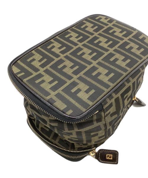FENDI（フェンディ）FENDI (フェンディ) コスメポーチ 	ズッカ ブラウンの古着・服飾アイテム