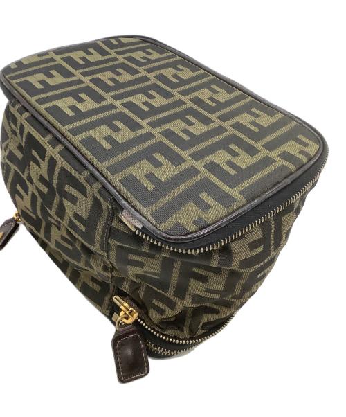 FENDI（フェンディ）FENDI (フェンディ) コスメポーチ 	ズッカ ブラウンの古着・服飾アイテム