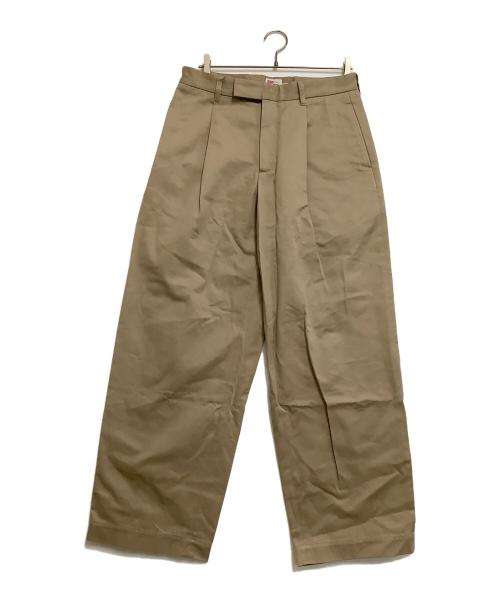 Traditional Weatherwear（トラディショナルウェザーウェア）Traditional Weatherwear (トラディショナルウェザーウェア) スラックス UNIONSLACKS 102L CHINO ベージュ サイズ:Mの古着・服飾アイテム