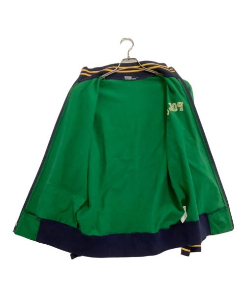 POLO RALPH LAUREN（ポロ・ラルフローレン）POLO RALPH LAUREN (ポロ・ラルフローレン) トラックジャケット グリーン×ネイビー サイズ:Lの古着・服飾アイテム