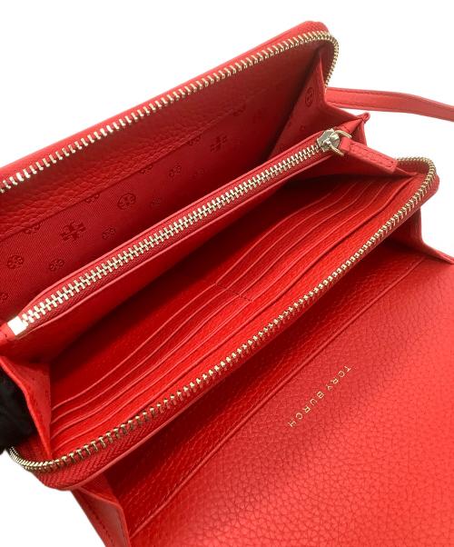 TORY BURCH（トリーバーチ）TORY BURCH (トリーバーチ) ショルダーウォレット レッドの古着・服飾アイテム