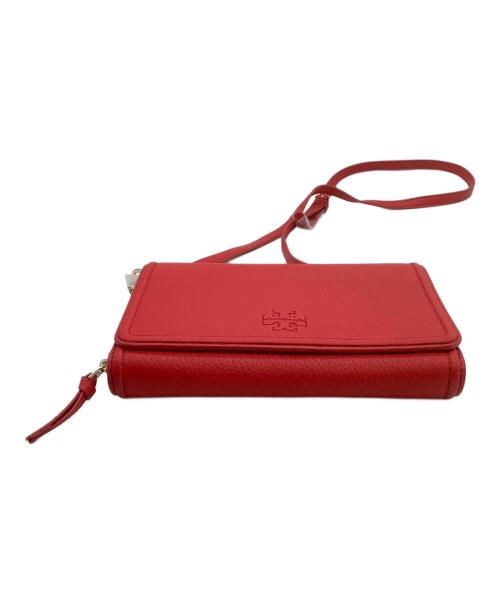 TORY BURCH（トリーバーチ）TORY BURCH (トリーバーチ) ショルダーウォレット レッドの古着・服飾アイテム