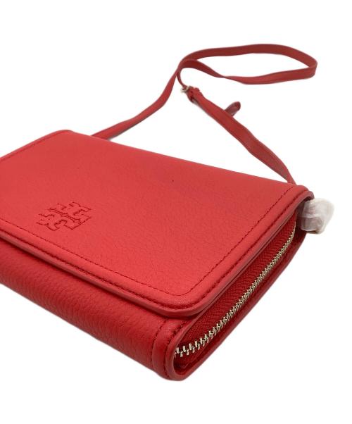 TORY BURCH（トリーバーチ）TORY BURCH (トリーバーチ) ショルダーウォレット レッドの古着・服飾アイテム