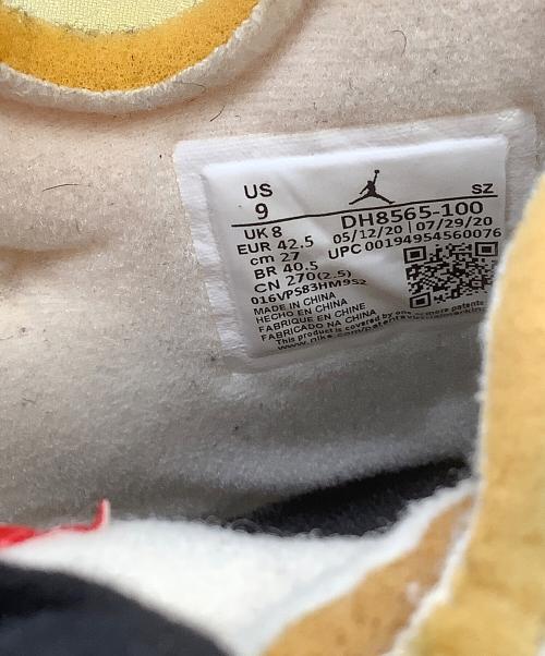 NIKE（ナイキ）NIKE (ナイキ) OFFWHITE (オフホワイト) ハイカットスニーカー AIR JORDAN5 イエロー サイズ:27の古着・服飾アイテム