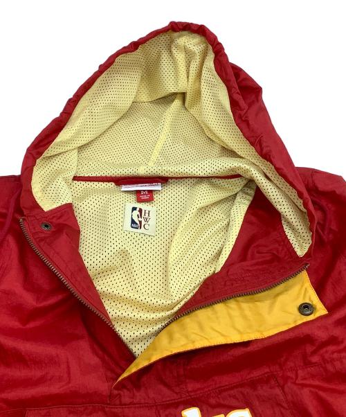 MITCHELL & NESS（ミッチェルアンドネス）MITCHELL & NESS (ミッチェルアンドネス) アノラックパーカー　hawks レッド サイズ:Mの古着・服飾アイテム