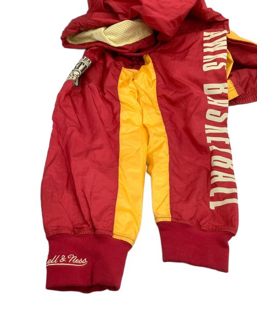 MITCHELL & NESS（ミッチェルアンドネス）MITCHELL & NESS (ミッチェルアンドネス) アノラックパーカー　hawks レッド サイズ:Mの古着・服飾アイテム