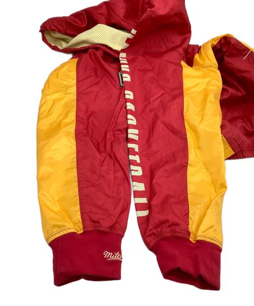 MITCHELL & NESS（ミッチェルアンドネス）MITCHELL & NESS (ミッチェルアンドネス) アノラックパーカー　hawks レッド サイズ:Mの古着・服飾アイテム