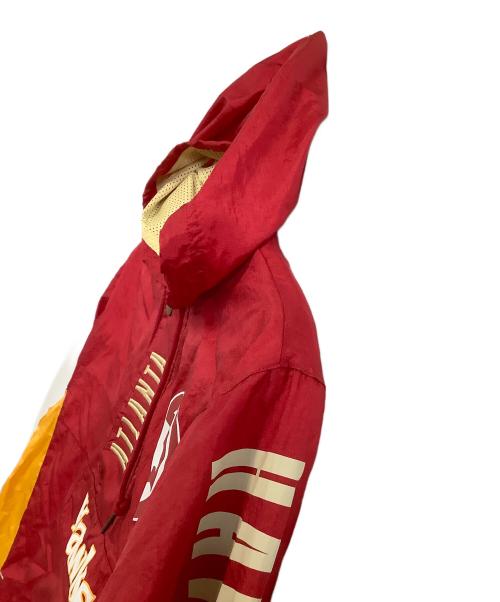 MITCHELL & NESS（ミッチェルアンドネス）MITCHELL & NESS (ミッチェルアンドネス) アノラックパーカー　hawks レッド サイズ:Mの古着・服飾アイテム