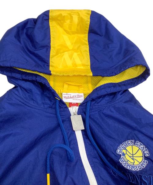 MITCHELL & NESS（ミッチェルアンドネス）MITCHELL & NESS (ミッチェルアンドネス) アノラックパーカー　warriors  ブルー サイズ:Mの古着・服飾アイテム