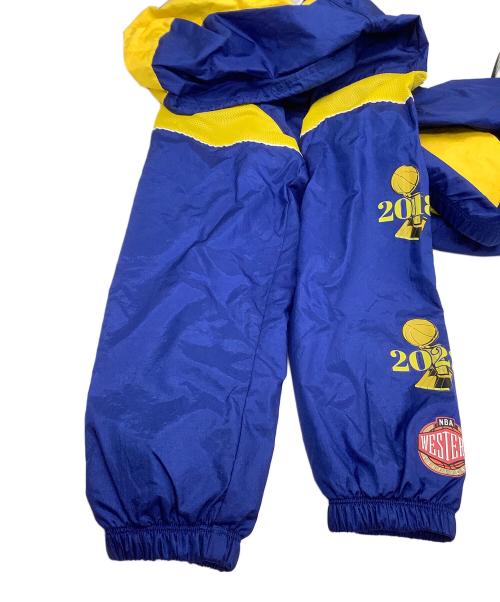 MITCHELL & NESS（ミッチェルアンドネス）MITCHELL & NESS (ミッチェルアンドネス) アノラックパーカー　warriors  ブルー サイズ:Mの古着・服飾アイテム