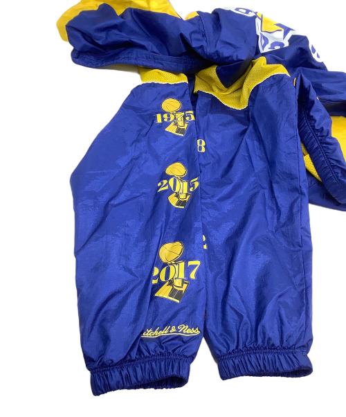 MITCHELL & NESS（ミッチェルアンドネス）MITCHELL & NESS (ミッチェルアンドネス) アノラックパーカー　warriors  ブルー サイズ:Mの古着・服飾アイテム