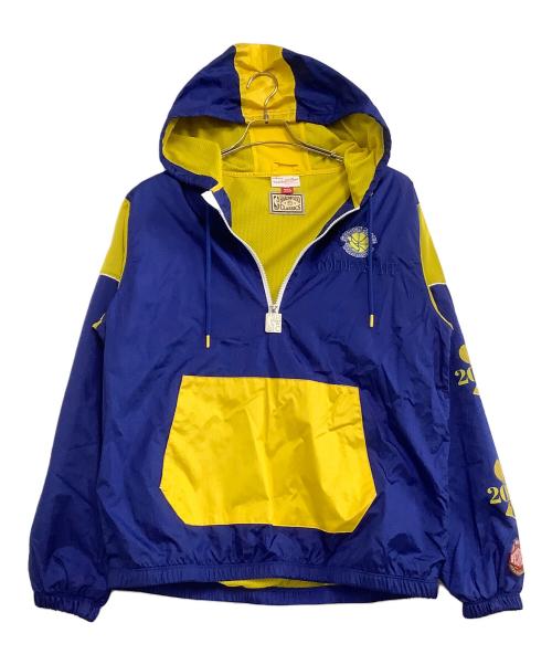 MITCHELL & NESS（ミッチェルアンドネス）MITCHELL & NESS (ミッチェルアンドネス) アノラックパーカー　warriors  ブルー サイズ:Mの古着・服飾アイテム