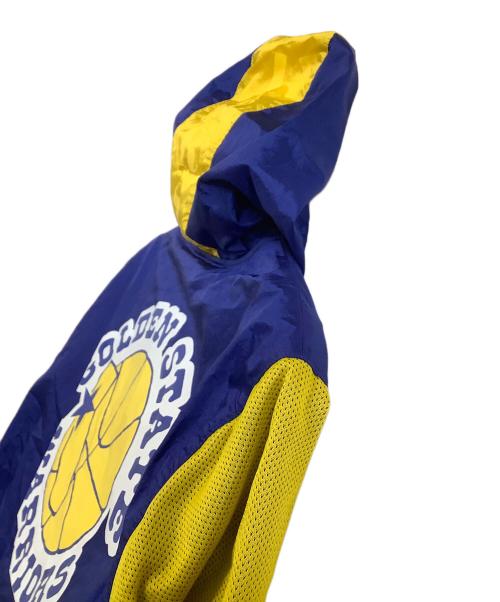 MITCHELL & NESS（ミッチェルアンドネス）MITCHELL & NESS (ミッチェルアンドネス) アノラックパーカー　warriors  ブルー サイズ:Mの古着・服飾アイテム