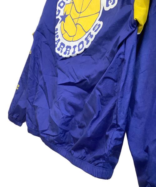 MITCHELL & NESS（ミッチェルアンドネス）MITCHELL & NESS (ミッチェルアンドネス) アノラックパーカー　warriors  ブルー サイズ:Mの古着・服飾アイテム