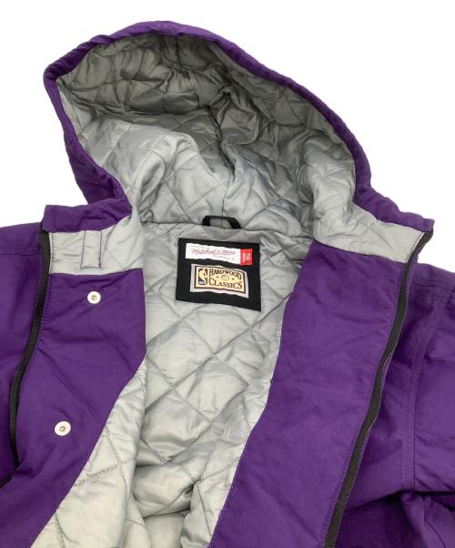 MITCHELL & NESS（ミッチェルアンドネス）MITCHELL & NESS (ミッチェルアンドネス) ナイロンジャケット　	LAKERS パープル×ブラック サイズ:Mの古着・服飾アイテム