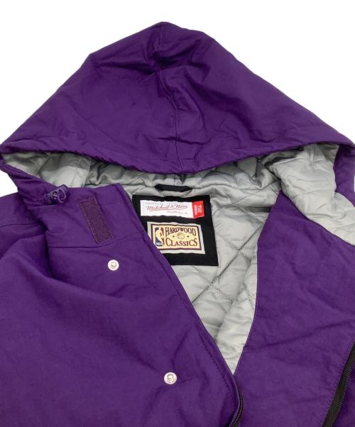 MITCHELL & NESS（ミッチェルアンドネス）MITCHELL & NESS (ミッチェルアンドネス) ナイロンジャケット　	LAKERS パープル×ブラック サイズ:Mの古着・服飾アイテム