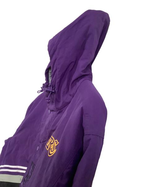MITCHELL & NESS（ミッチェルアンドネス）MITCHELL & NESS (ミッチェルアンドネス) ナイロンジャケット　	LAKERS パープル×ブラック サイズ:Mの古着・服飾アイテム