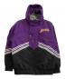MITCHELL & NESS（ミッチェルアンドネス）の古着「ナイロンジャケット　	LAKERS」｜パープル×ブラック