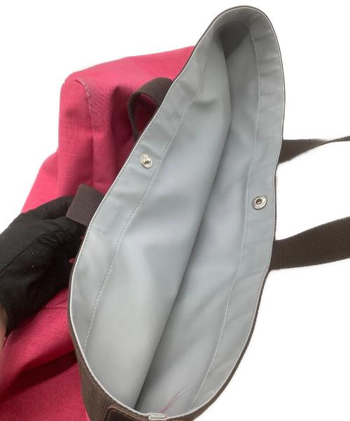 Herve Chapelier（エルベシャプリエ）Herve Chapelier (エルベシャプリエ) トートバッグ フューシャ×モカの古着・服飾アイテム