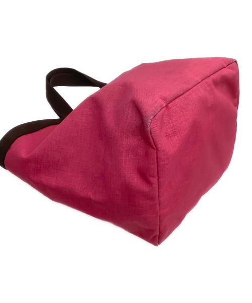 Herve Chapelier（エルベシャプリエ）Herve Chapelier (エルベシャプリエ) トートバッグ フューシャ×モカの古着・服飾アイテム