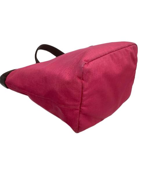 Herve Chapelier（エルベシャプリエ）Herve Chapelier (エルベシャプリエ) トートバッグ フューシャ×モカの古着・服飾アイテム