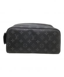LOUIS VUITTON（ルイ ヴィトン）の古着「ドップ・キット モノグラム・エクリプス」｜ブラック