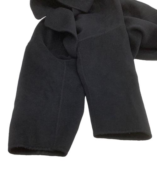 MUSE（ミューズ）MUSE (ミューズ) チェスターコート　ウールアンゴラリバーコート ブラック サイズ:freeの古着・服飾アイテム