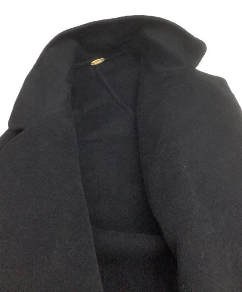 MUSE（ミューズ）MUSE (ミューズ) チェスターコート　ウールアンゴラリバーコート ブラック サイズ:freeの古着・服飾アイテム