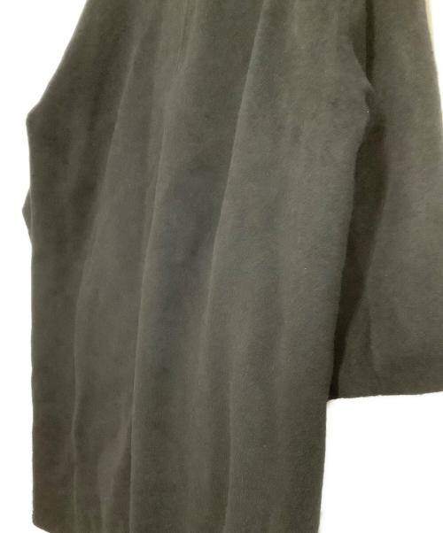 MUSE（ミューズ）MUSE (ミューズ) チェスターコート　ウールアンゴラリバーコート ブラック サイズ:freeの古着・服飾アイテム