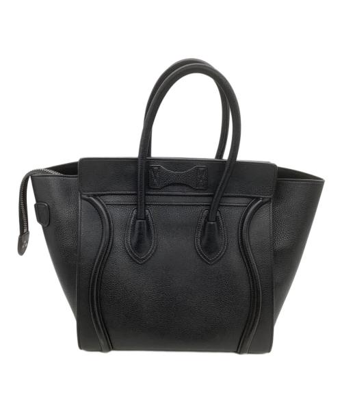 CELINE（セリーヌ）CELINE (セリーヌ) ハンドバッグ ラゲージ マイクロ ブラックの古着・服飾アイテム