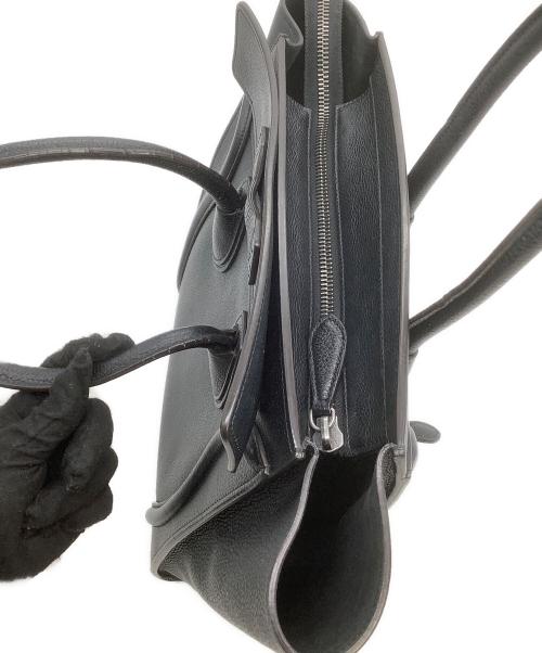 CELINE（セリーヌ）CELINE (セリーヌ) ハンドバッグ ラゲージ マイクロ ブラックの古着・服飾アイテム