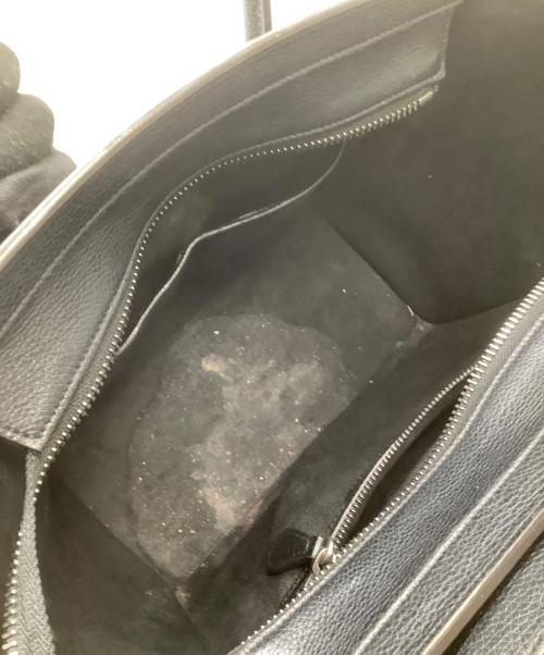 CELINE（セリーヌ）CELINE (セリーヌ) ハンドバッグ ラゲージ マイクロ ブラックの古着・服飾アイテム