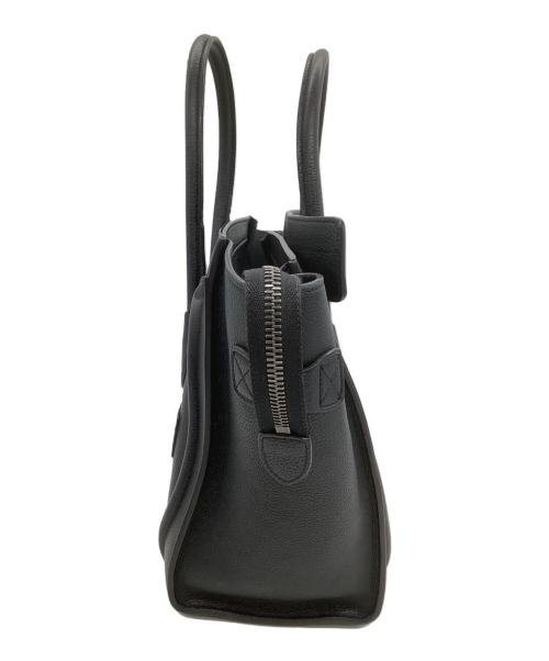 CELINE（セリーヌ）CELINE (セリーヌ) ハンドバッグ ラゲージ マイクロ ブラックの古着・服飾アイテム