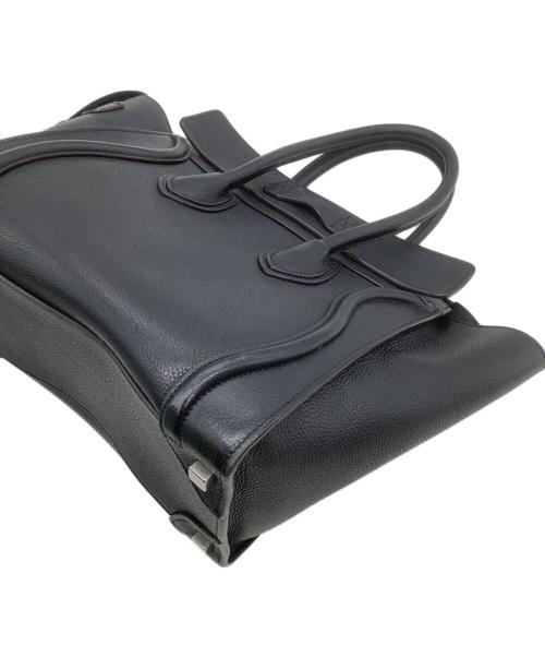 CELINE（セリーヌ）CELINE (セリーヌ) ハンドバッグ ラゲージ マイクロ ブラックの古着・服飾アイテム