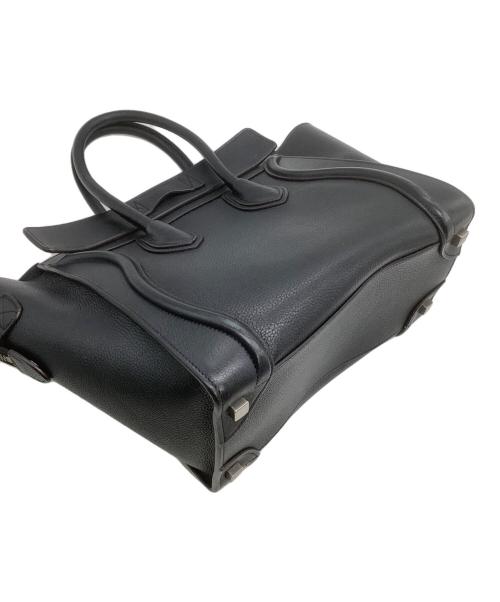 CELINE（セリーヌ）CELINE (セリーヌ) ハンドバッグ ラゲージ マイクロ ブラックの古着・服飾アイテム