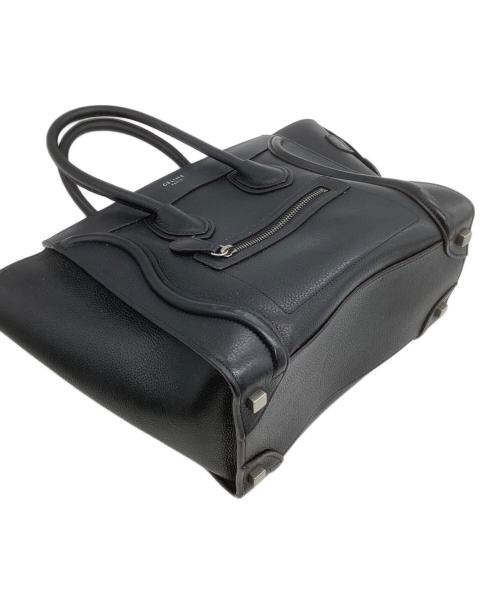 CELINE（セリーヌ）CELINE (セリーヌ) ハンドバッグ ラゲージ マイクロ ブラックの古着・服飾アイテム