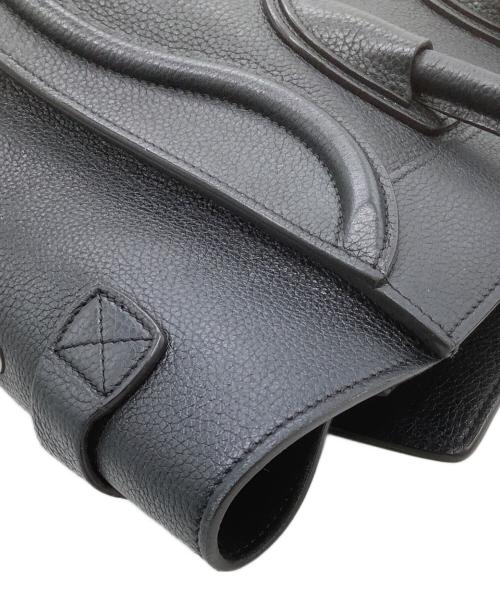 CELINE（セリーヌ）CELINE (セリーヌ) ハンドバッグ ラゲージ マイクロ ブラックの古着・服飾アイテム